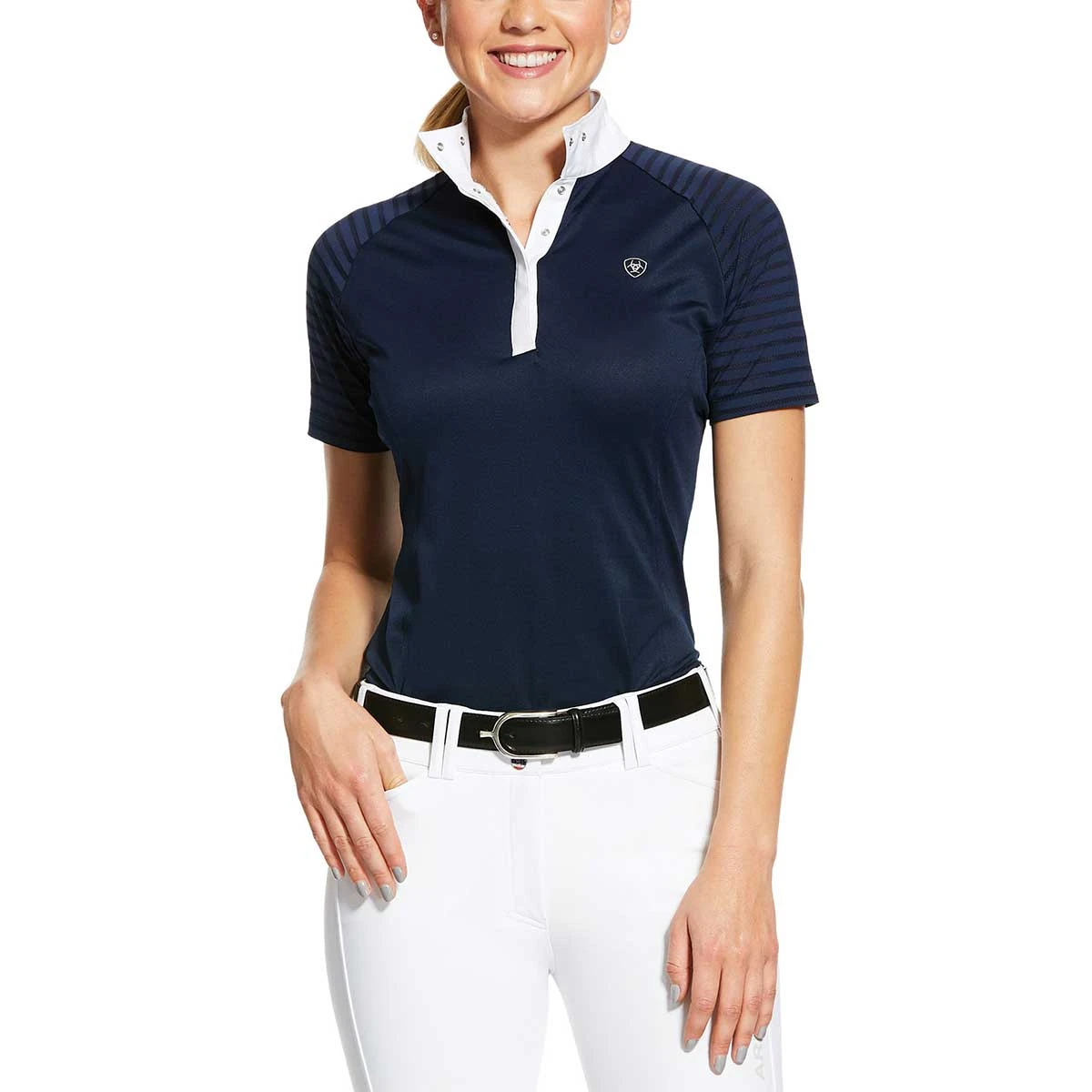 Ariat Aptos Vent Short Sleeve Ladies Show Shirt 4 Ariat Aptos Vent Short Sleeve Ladies Show Shirt - Image 2