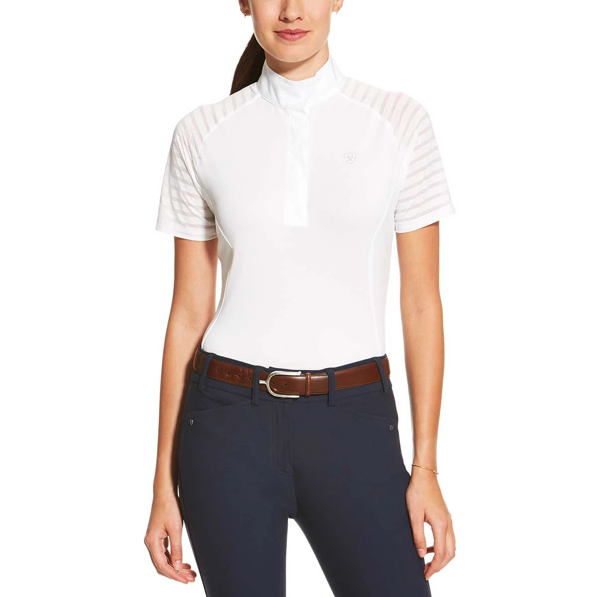 Ariat Aptos Vent Short Sleeve Ladies Show Shirt 5 Ariat Aptos Vent Short Sleeve Ladies Show Shirt - Image 3