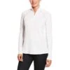 Ariat Sunstopper 2.0 Baselayer Ladies Quarter Zip - White 1 Ariat Sunstopper 2.0 Baselayer Ladies Quarter Zip - White -Wahl Sales 2024 10030471 c1172