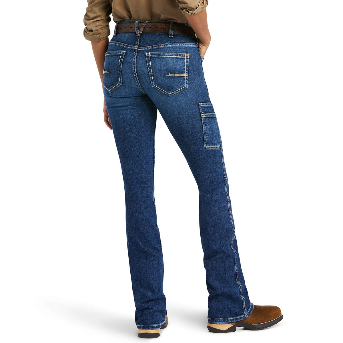 Ariat Rebar Riveter Straight Leg Ladies Jeans 8 Ariat Rebar Riveter Straight Leg Ladies Jeans - Image 6