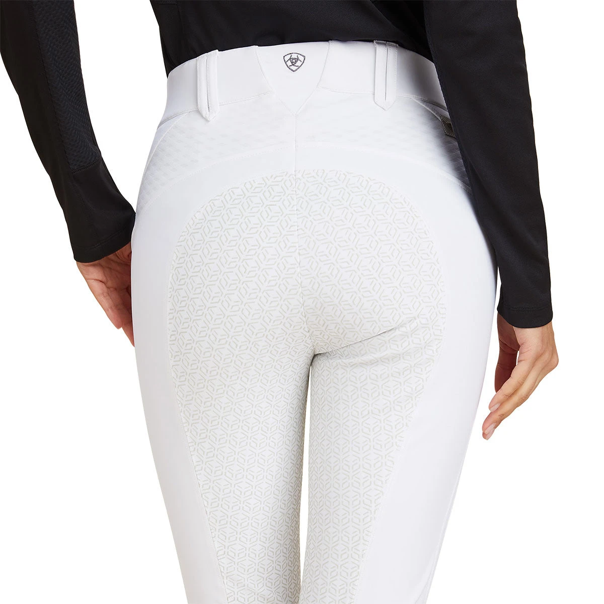 Ariat Tri Factor X Bellatrix Full Seat Ladies Breech- White 5 Ariat Tri Factor X Bellatrix Full Seat Ladies Breech- White - Image 3