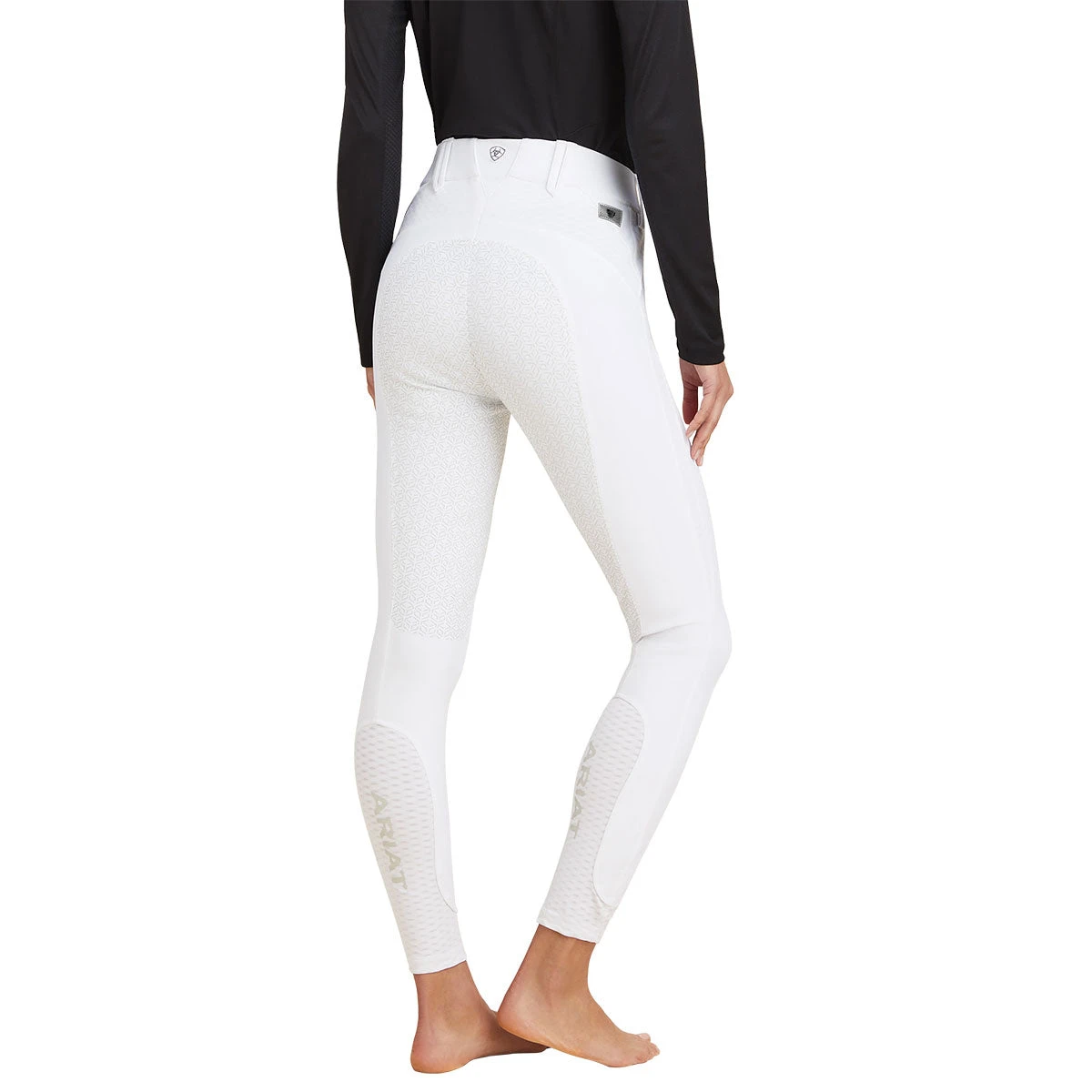 Ariat Tri Factor X Bellatrix Full Seat Ladies Breech- White 3 Ariat Tri Factor X Bellatrix Full Seat Ladies Breech- White