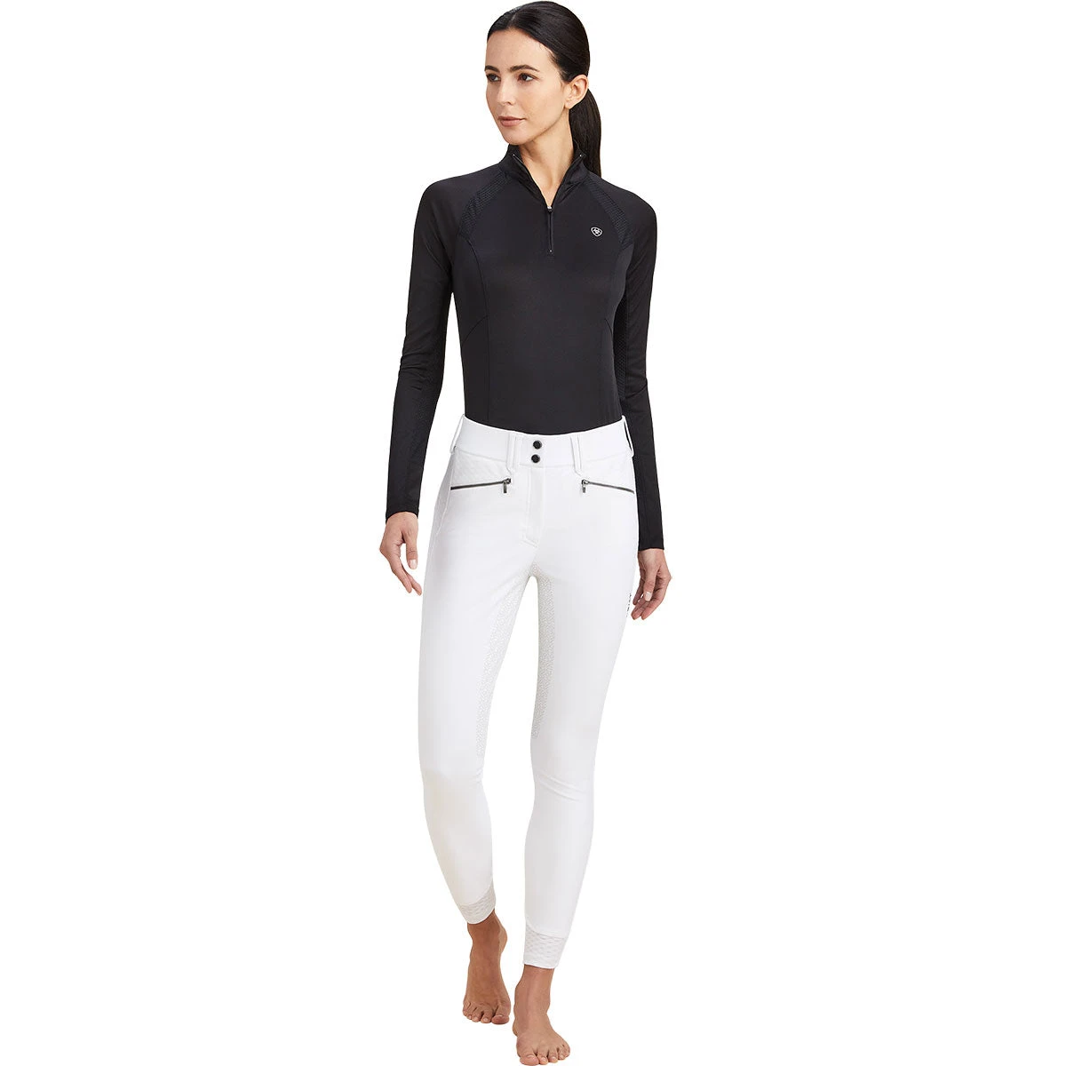 Ariat Tri Factor X Bellatrix Full Seat Ladies Breech- White 6 Ariat Tri Factor X Bellatrix Full Seat Ladies Breech- White - Image 4