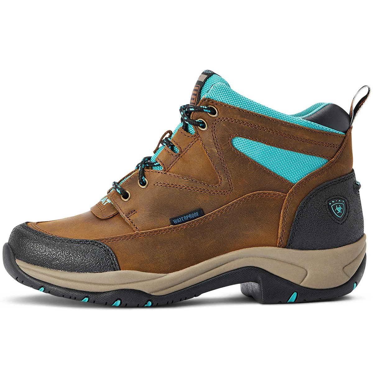 Ariat Terrain H2O Ladies Endurance Riding Shoe - Turquoise 4 Ariat Terrain H2O Ladies Endurance Riding Shoe - Turquoise - Image 2