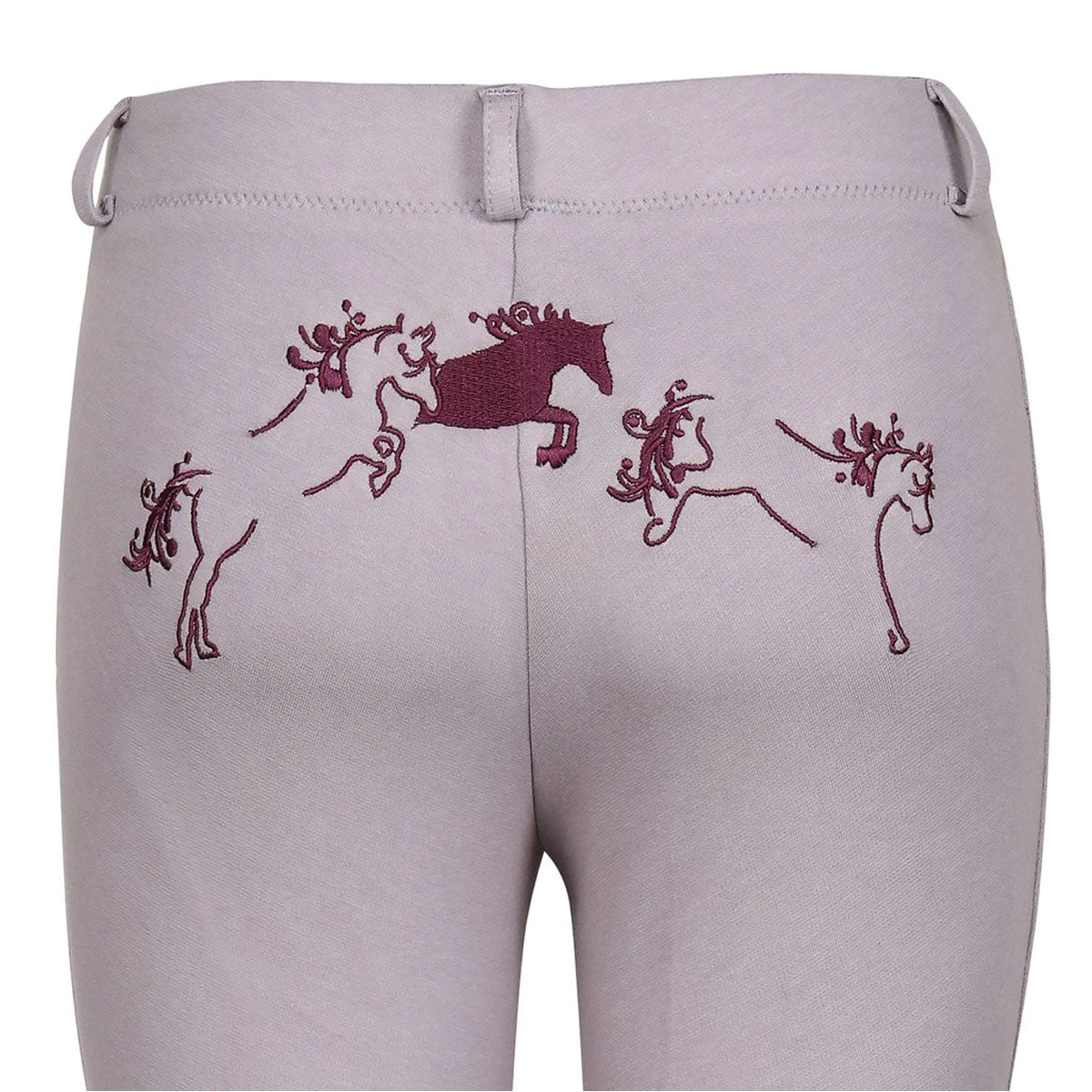 TuffRider Whimsical Horse Pull-On Girls Jodhpurs 5 TuffRider Whimsical Horse Pull-On Girls Jodhpurs - Image 3