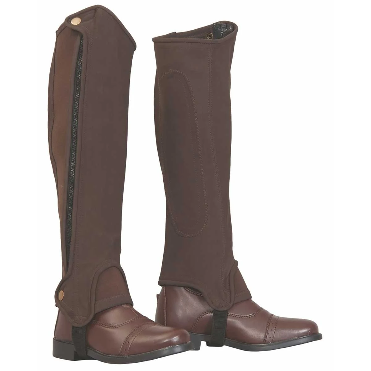 TuffRider Grippy Nubuck Childs Half Chap 3 TuffRider Grippy Nubuck Childs Half Chap