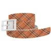 C4 Fall Plaid Ladies Belt With White Buckle -Wahl Sales 2024 109flp c1316