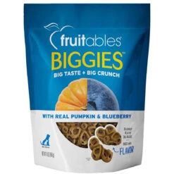 Fruitables Biggies Pumpkin And Blueberry Dog Biscuits 16oz