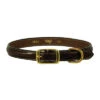 Tory Raised Leather Dog Collar Havana -Wahl Sales 2024 1504TH