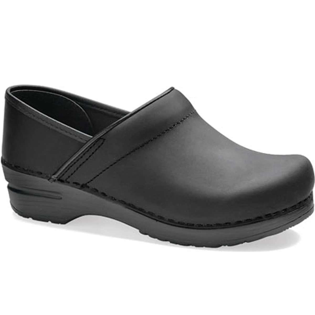Dansko Professional Oiled Black Ladies Clog 4 Dansko Professional Oiled Black Ladies Clog - Image 2
