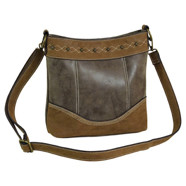 Justin Weathered Brown Crossbody Bag 3 Justin Weathered Brown Crossbody Bag