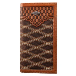 Justin Rodeo Mens Wallet - Crisscross Stitch -Wahl Sales 2024 22054767w5 1