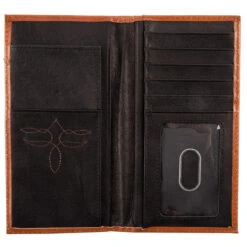 Justin Rodeo Mens Wallet - Crisscross Stitch -Wahl Sales 2024 22054767w5 2