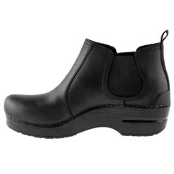 Dansko Frankie Black Oiled Jodpur Style Stapled Ladies Clog -Wahl Sales 2024 232020202 c1105 alt2