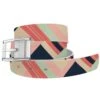 C4 Color Block Ladies Belt With Clear Buckle -Wahl Sales 2024 405col c1329