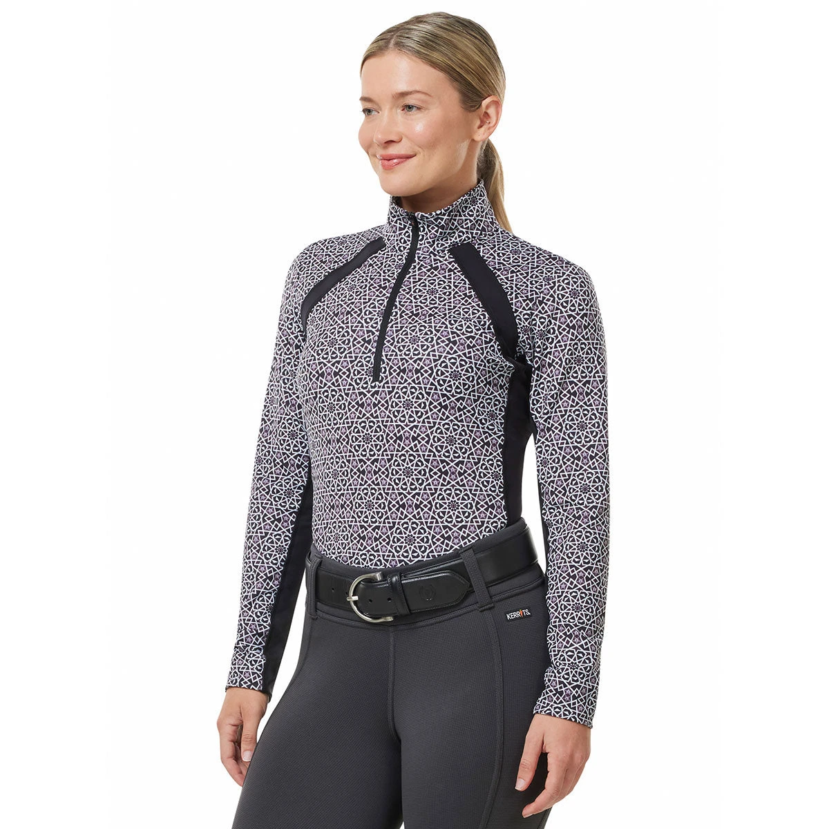 Kerrits Rail Side Quarter Zip Ladies Technical Top 6 Kerrits Rail Side Quarter Zip Ladies Technical Top - Image 4