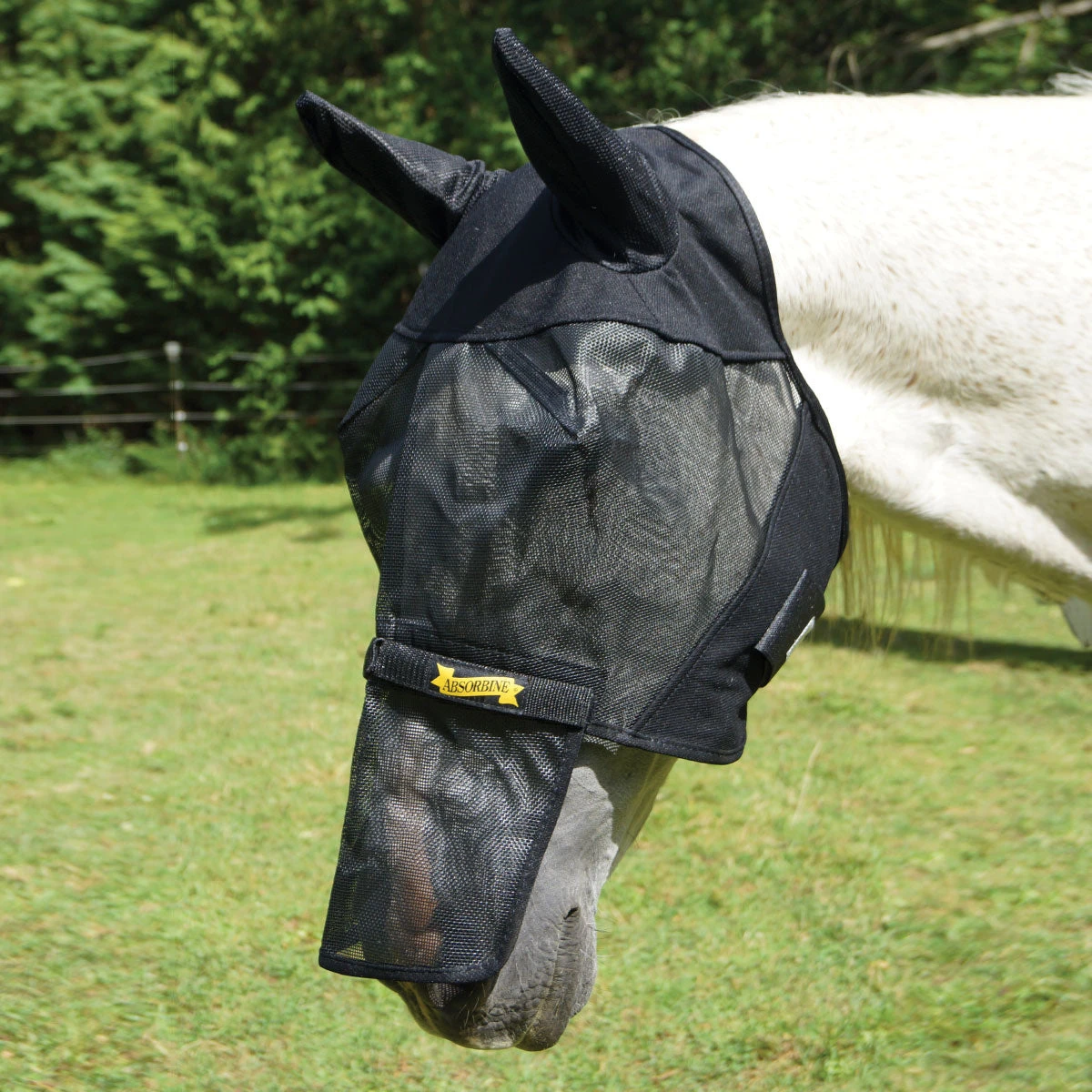 Absorbine Ultrashield Fly Mask With Ears And Removable Nose 6 Absorbine Ultrashield Fly Mask With Ears And Removable Nose - Image 4