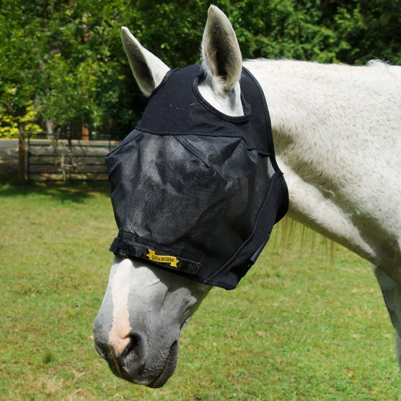 Absorbine UltraShield Fly Mask With Removable Nose No Ears 5 Absorbine UltraShield Fly Mask With Removable Nose No Ears - Image 3