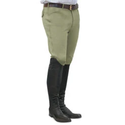 Ovation Euroweave Knee Patch Tan Mens Breeches