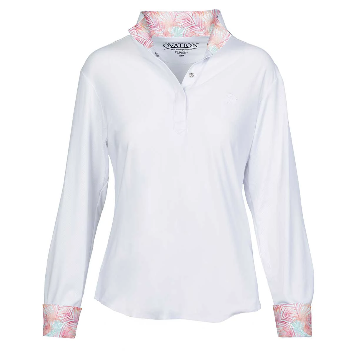 Ovation Jorden Tech Ladies Show Shirt - Tropical 3 Ovation Jorden Tech Ladies Show Shirt - Tropical