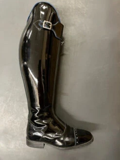 Deniro Leuca Custom Boot Patent Leather Dress Boot, 37, Demo