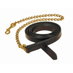 Leather Lead With 30 Inch Brass Chain -Wahl Sales 2024 9611 c1109