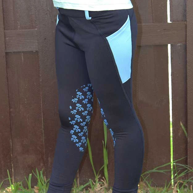 Belle & Bow Fleece Girls Winter Riding Tight 3 Belle & Bow Fleece Girls Winter Riding Tight