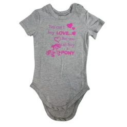 Belle & Bow Buy A Pony Infant Onesie