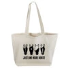 Just One More Horse Canvas Tote Bag -Wahl Sales 2024 bd977