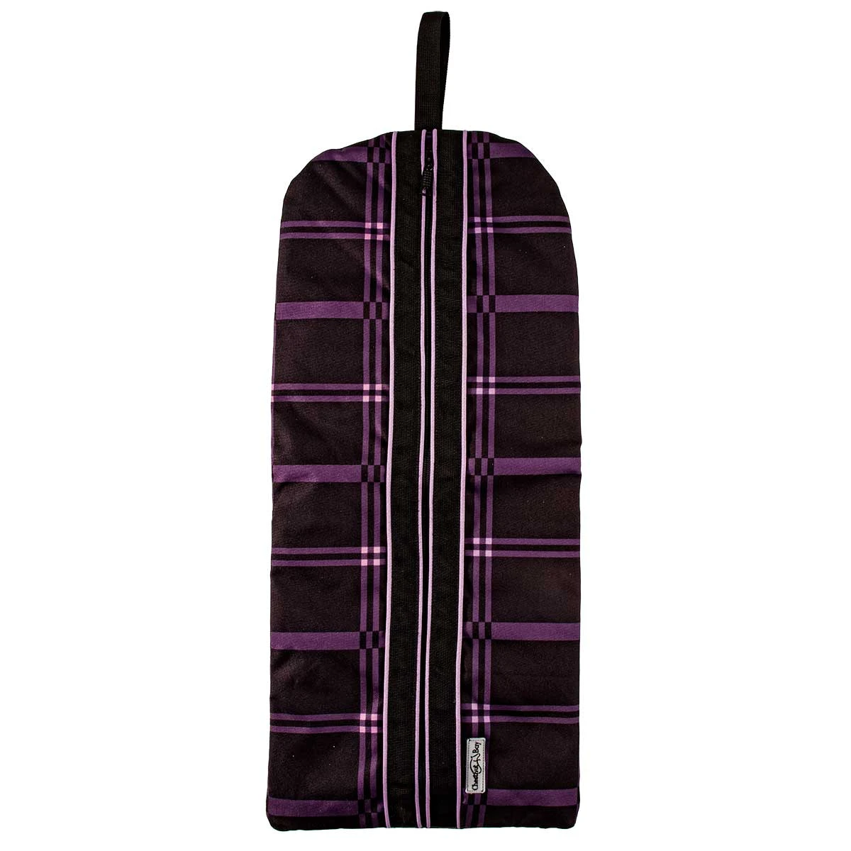 Chestnut Bay Quilted Lined Bridle Bag - Black Plaid 3 Chestnut Bay Quilted Lined Bridle Bag - Black Plaid