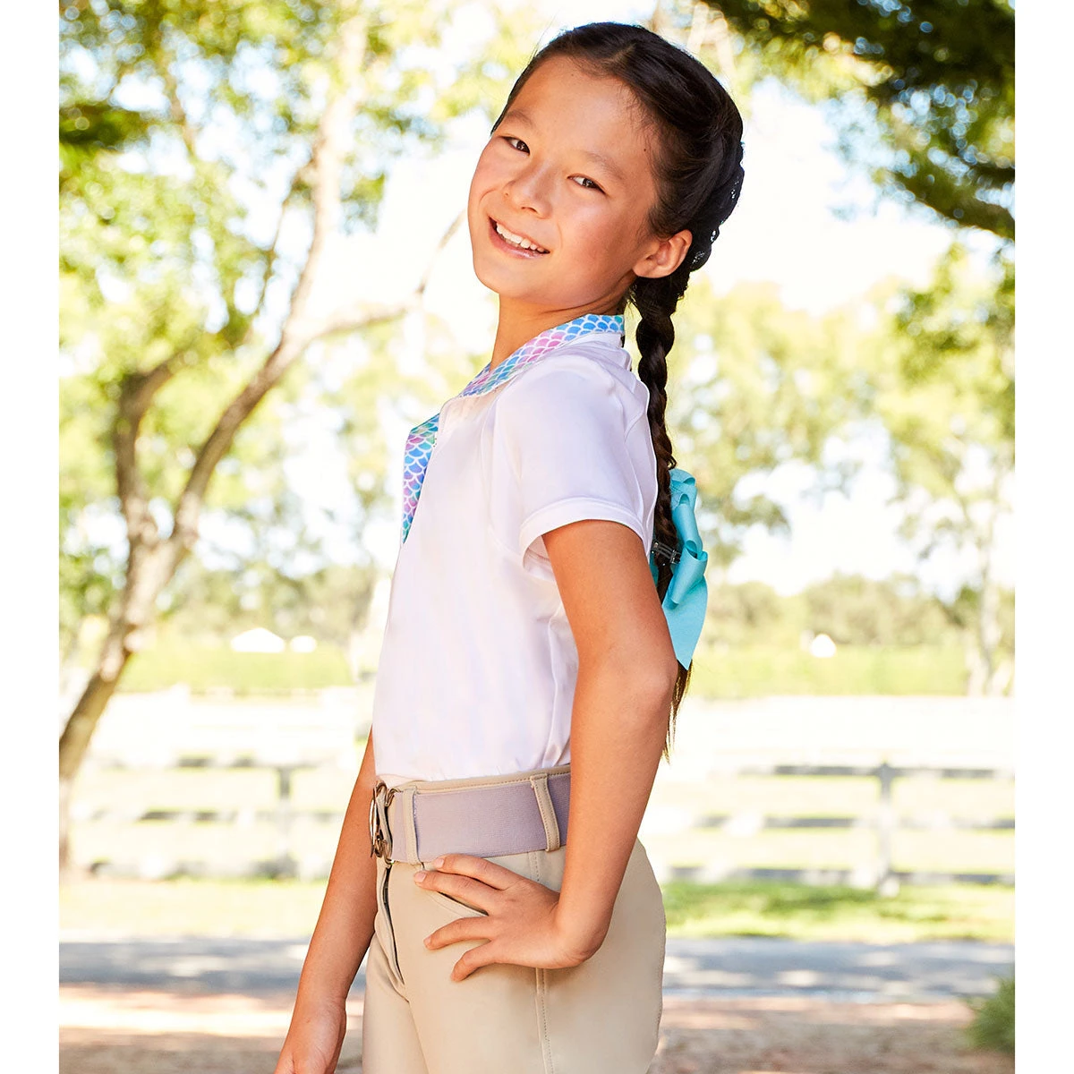 RJ Classics Sadie Jr. 37.5 SS Girls Show Shirt - Mermaid 5 RJ Classics Sadie Jr. 37.5 SS Girls Show Shirt - Mermaid - Image 3