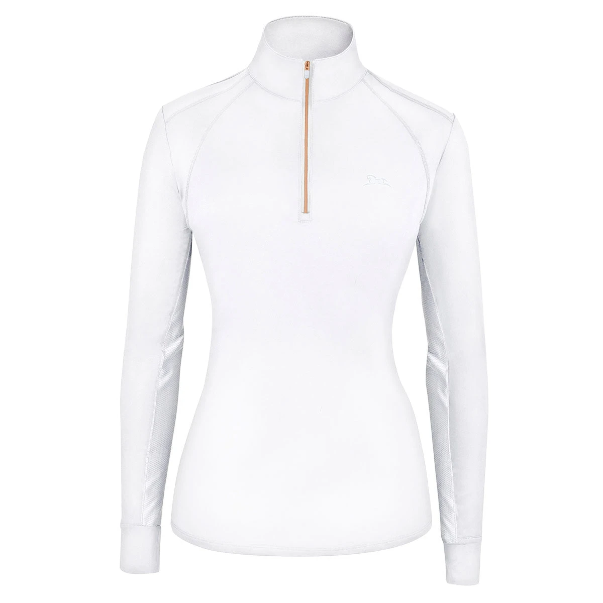 RJ Classics Sienna 37.5 LS Ladies Quarter Zip -White 3 RJ Classics Sienna 37.5 LS Ladies Quarter Zip -White