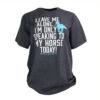 Horses Unlimited Alone Ladies Tee -Wahl Sales 2024 uh7643 c1177